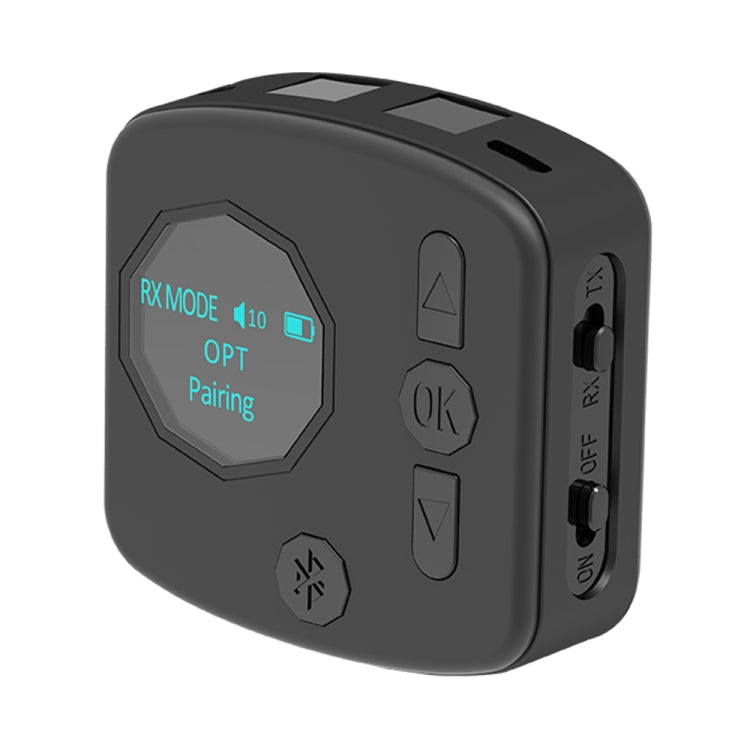 B38 2 in 1 Bluetooth 5.0 Audio Adapter Transmitter Receiver with OLED Display