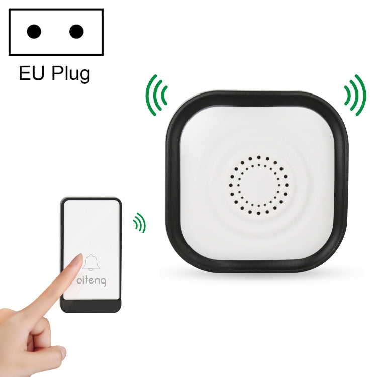 AITENG V029J Wireless Batteryless WIFI Doorbell with Customizable Audio and LED Indicator
