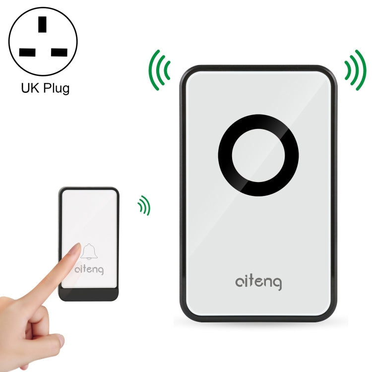 AITENG V018J Wireless Batteryless WIFI Doorbell with Remote Control Range of 150m