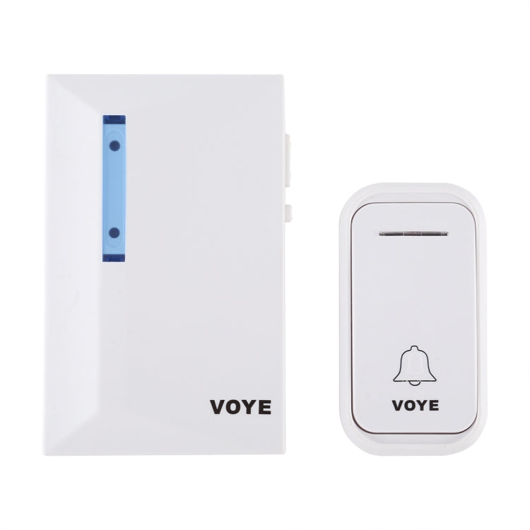 VOYE V015F Wireless Doorbell with 38 Polyphony Sounds (White)