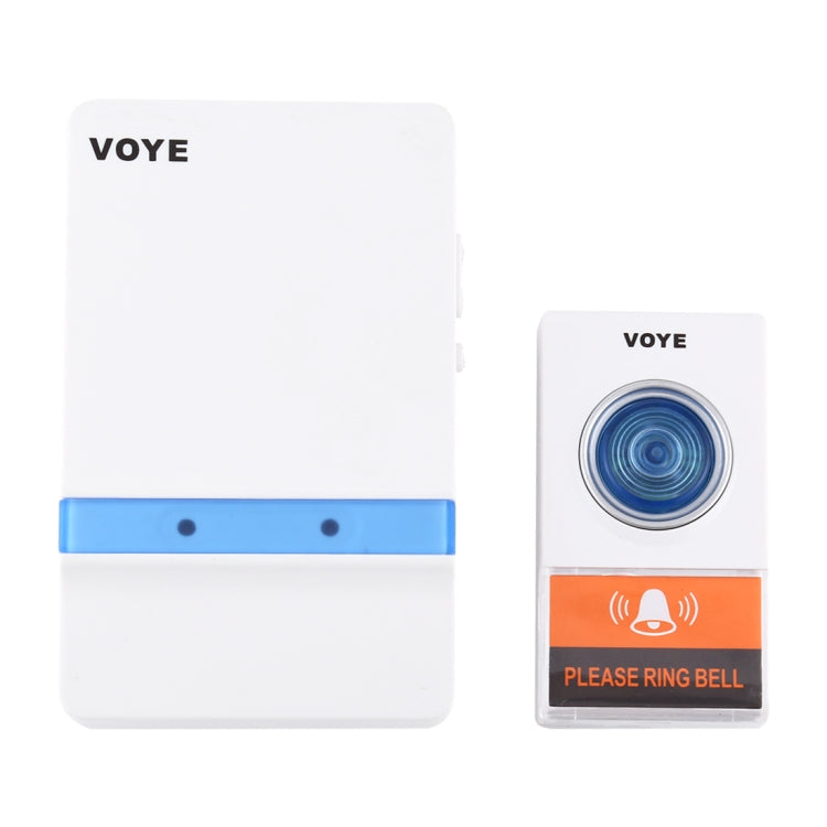 VOYE V012A Wireless Doorbell with 38 Polyphony Sounds (White)