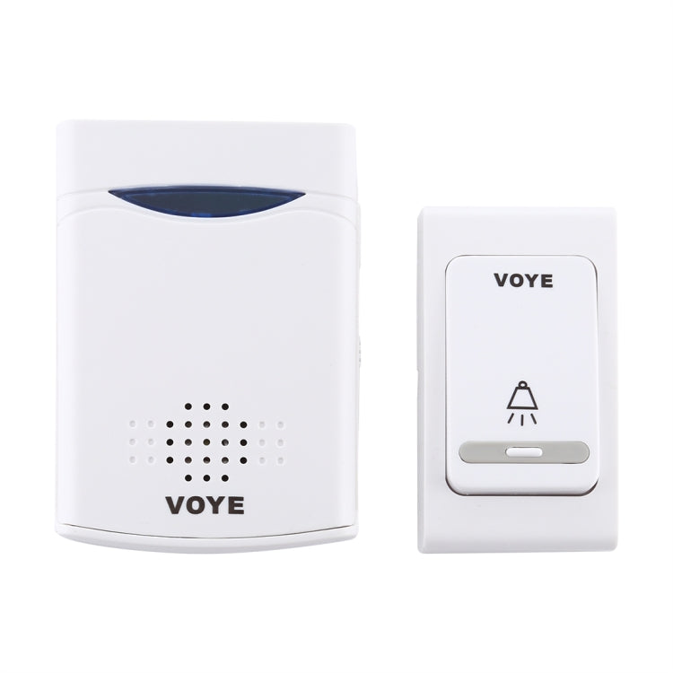 Wireless Remote Control Doorbell with 38 Polyphony Sounds (White)