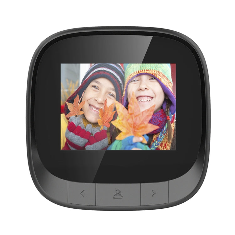 DD3 2.4 inch TFT Screen 0.3MP Security Digital Door Viewer with Infrared Night Vision - Black