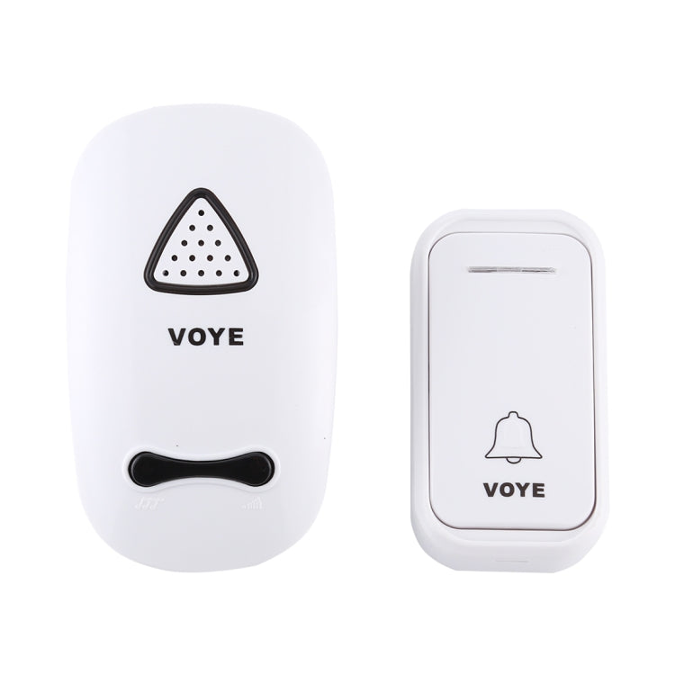Wireless Home Music Remote Control Doorbell with 38 Polyphony Sounds, US Plug (White)