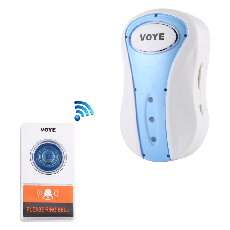 Wireless Home Doorbell with Remote Control and 38 Polyphony Sounds, US Plug (White)