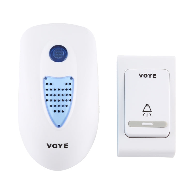 Wireless Doorbell with 38 Polyphony Sounds - US Plug (White)