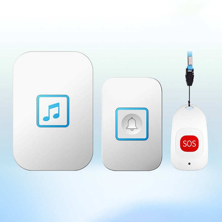 CACAZI C86 Wireless SOS Pager Doorbell with Remote Call Bell and Personalized Alerts