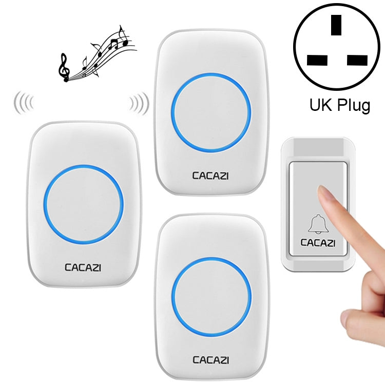 Wireless Self-Powered Doorbell with Three Receivers and Long Range