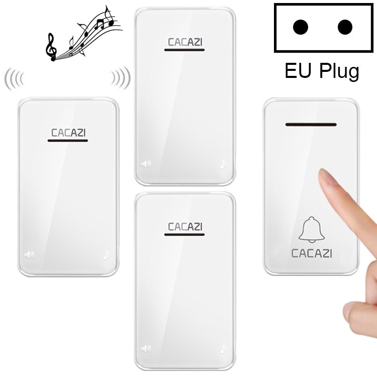 Smart Home Wireless Doorbell with Three Receivers and Long-Distance Range