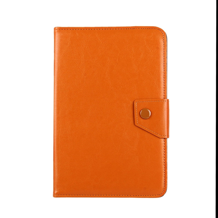 10-inch Tablet Leather Case with Crazy Horse Texture - Orange