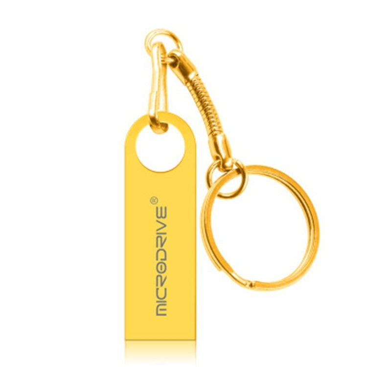 Gold 16GB MicroDrive Waterproof High Speed U Disk