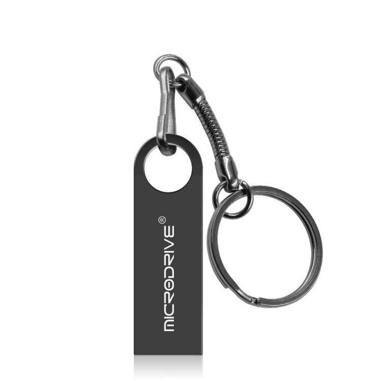128GB High Speed Metal Waterproof USB U Disk - Black