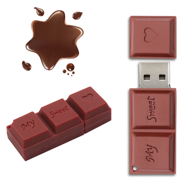 16GB MicroDrive USB 2.0 Chocolate Bar Shaped U Disk