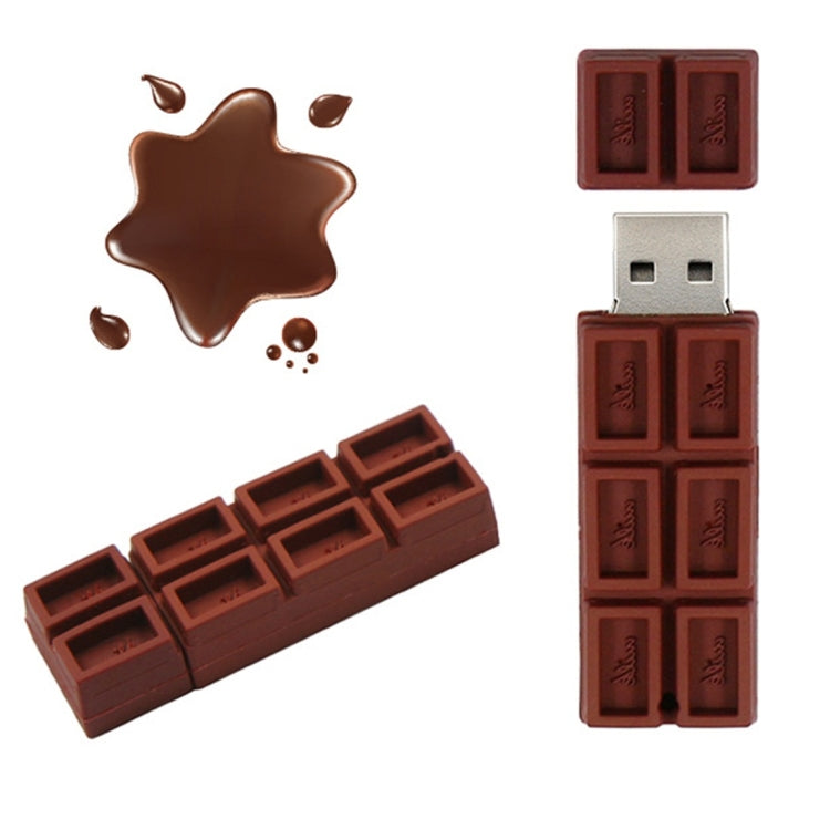 Innovative 128GB Chocolate-Shaped USB 2.0 U Disk