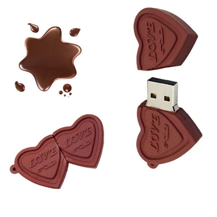 Creative Heart Chocolate 128GB USB 2.0 MicroDrive