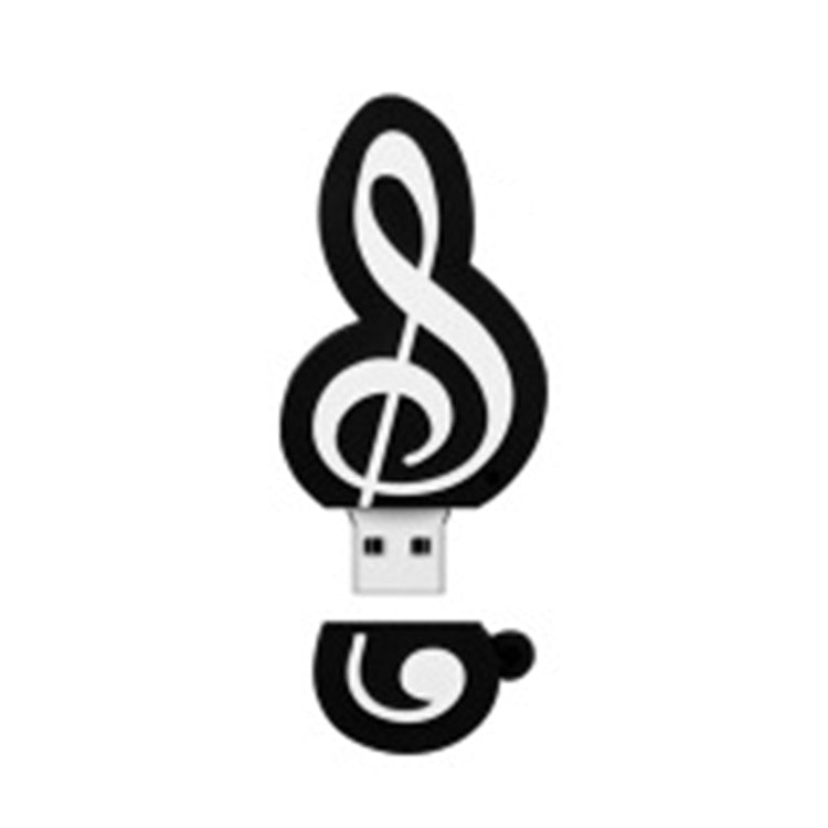 Music Note Silicone 16GB USB 2.0 U Disk