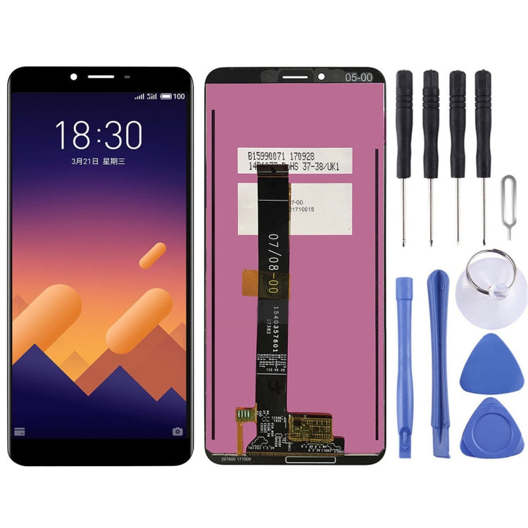Meizu E3 Black LCD Screen and Digitizer Full Assembly