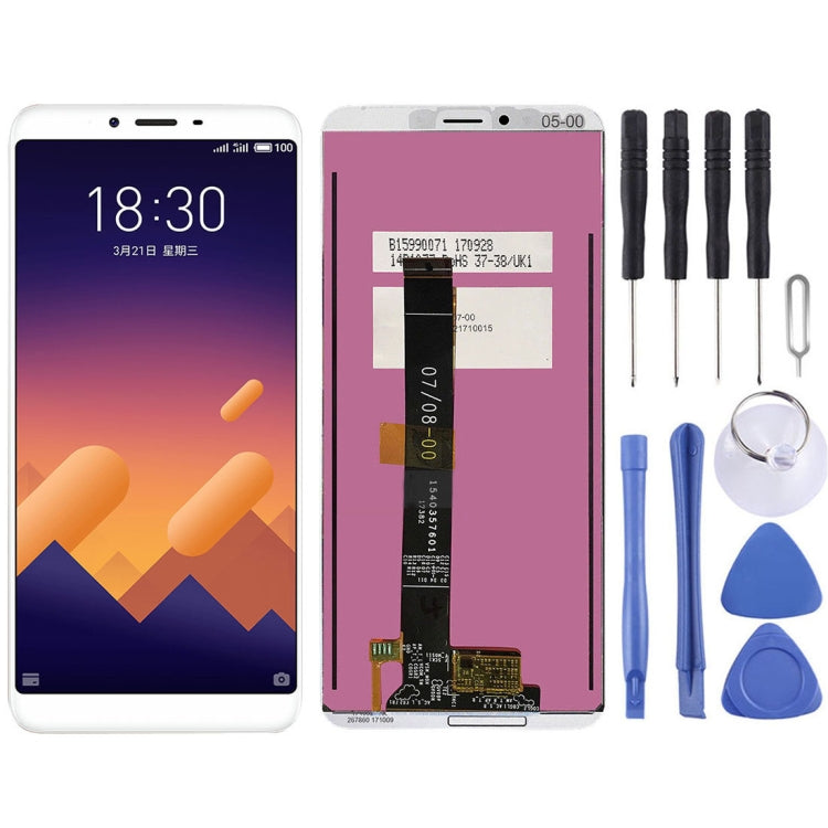 Replacement White LCD Screen and Touch Screen Digitizer Assembly for Meizu E3